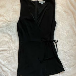 She + Sky Black Romper